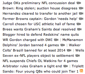 nfl headlines