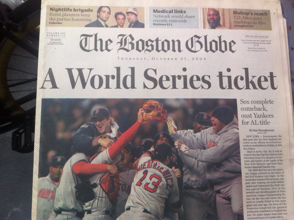 boston globe 2004